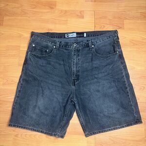 Vintage Levis Jean Shorts Mens Size 42 Silver Tab Loose Fit Baggy Gray Denim